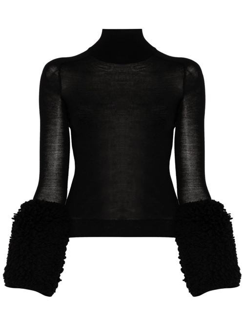 Top with fur sleeves ALAIA | AA9S02976M926995