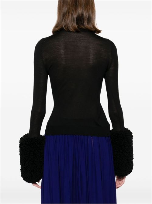 Top with fur sleeves ALAIA | AA9S02976M926995