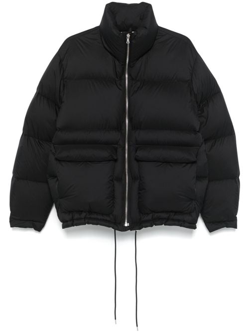 Lightweight jacket with contrasting inserts AURALEE | A24AB01NLBLACK