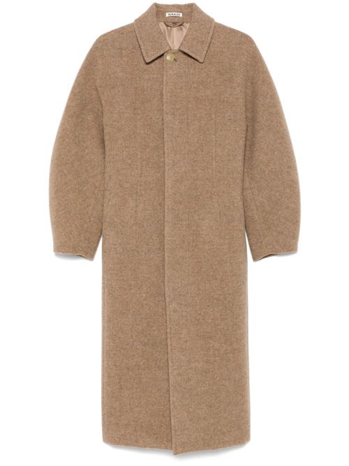 Melton Coat AURALEE | A24AC04SBTOPBROWN