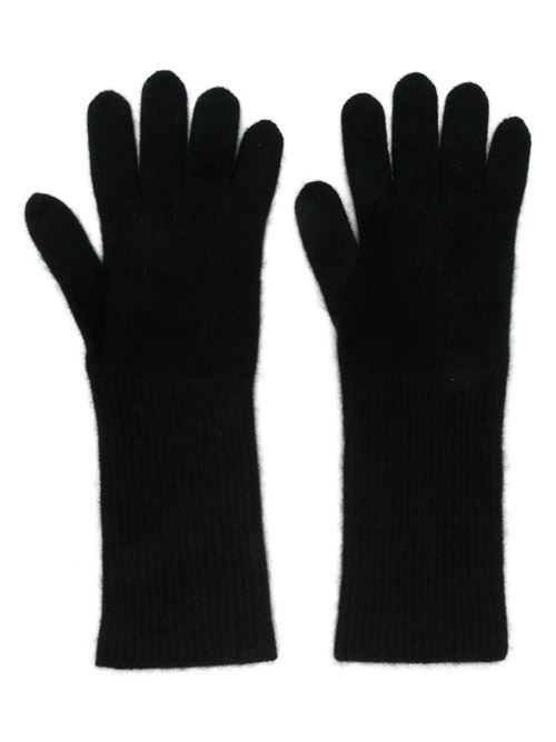 Baby cashmere knit long gloves AURALEE | A24AG10BCMTOPBLACK