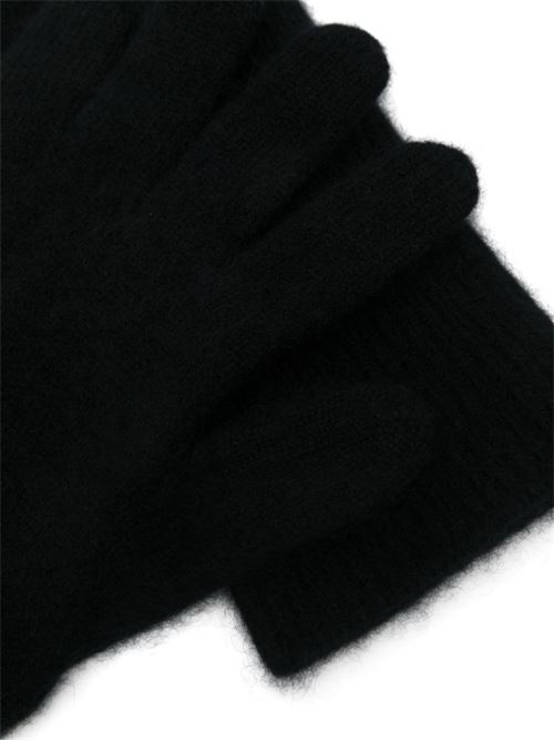 Baby cashmere knit long gloves AURALEE | A24AG10BCMTOPBLACK