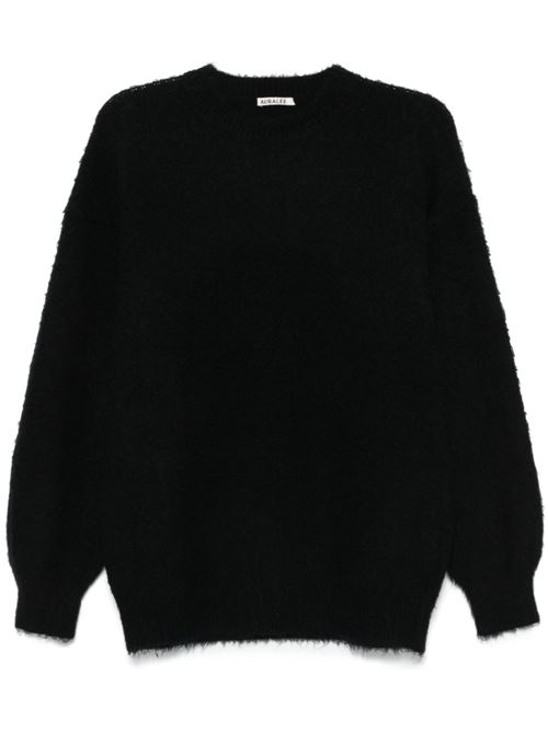 Brushed effect sweater AURALEE | A24AP02WKBLACK