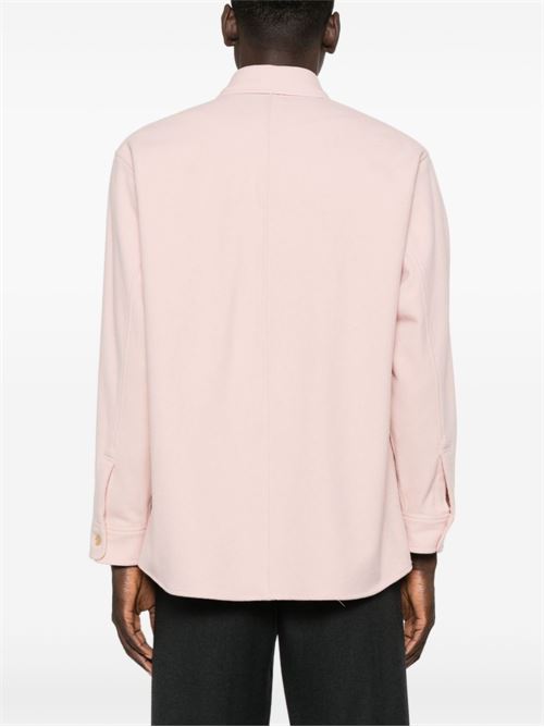 Camicia in flanella di lana AURALEE | A24AS01KFLIGHTPINK