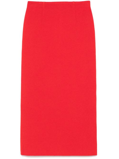 Ribbed Midi Skirt AURALEE | A24AS03HMRED