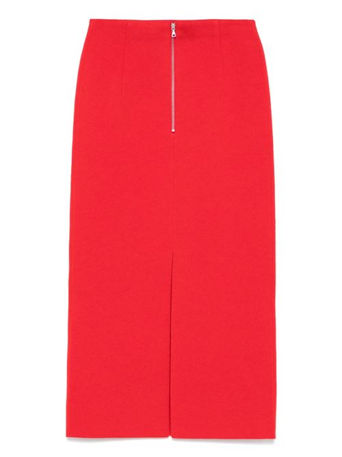 Ribbed Midi Skirt AURALEE | A24AS03HMRED