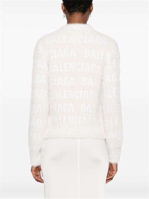 Jacquard Logo Sweater BALENCIAGA | 769027T62309002