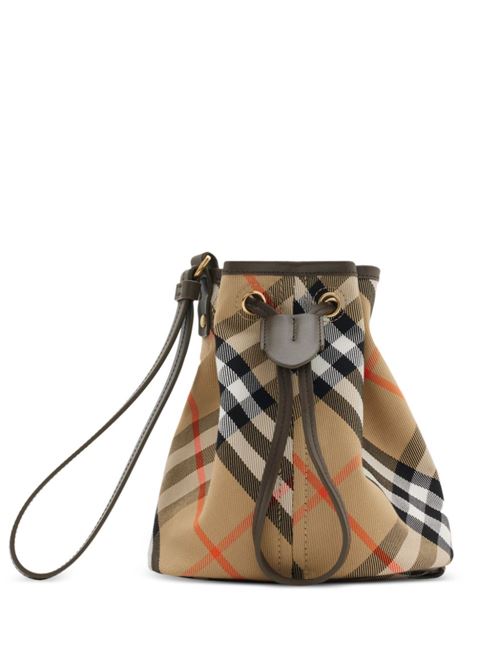 Check Drawstring Bag BURBERRY | 8093916DRAWSTRINGB9368