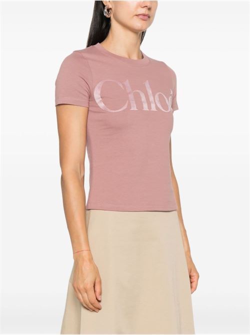 T-shirt con logo CHLOE' | CH24WJH031846S1