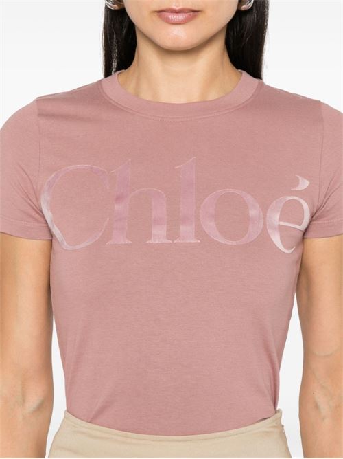 T-shirt con logo CHLOE' | CH24WJH031846S1