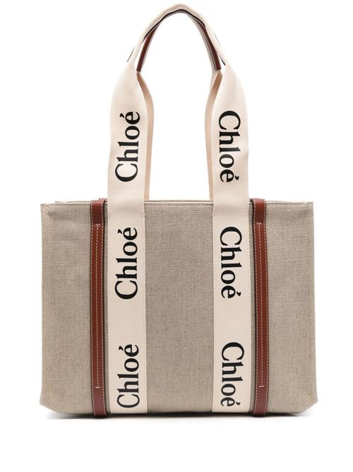 Medium Woody Tote Bag CHLOE' | CHC22AS383I2690U