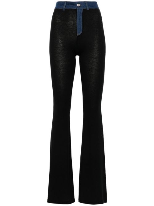 Pantalone con dettagli in denim COPERNI | COPP93F5014BLK