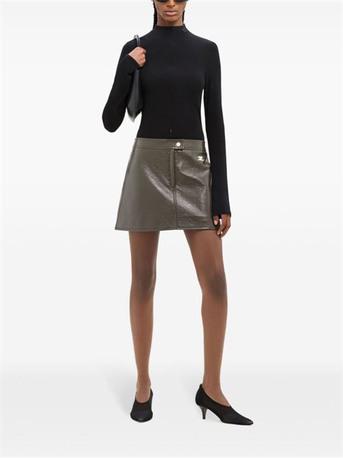 Vinyl miniskirt COURRÈGES | 223CJU001VY00148083