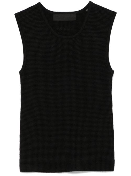 Waffle tank top ESSENTIALS | 192BT247230FWBLACK