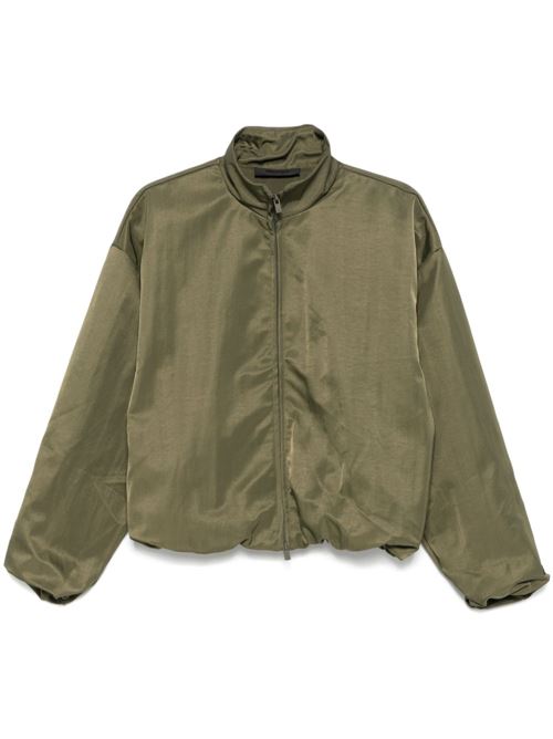 Green nylon jacket ESSENTIALS | 202BT245365FWMILITARY