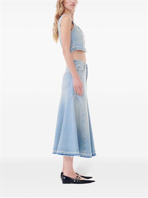 Flared denim skirt GANNI | J1474091