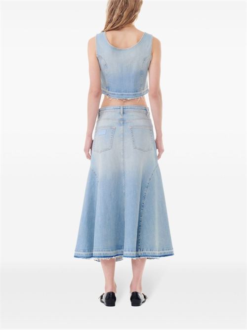 Gonna in denim svasata GANNI | J1474091