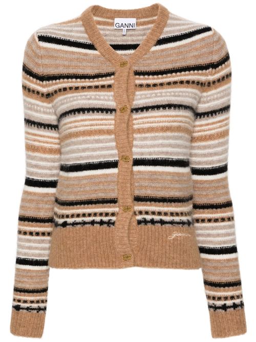 Wool cardigan GANNI | K2235177