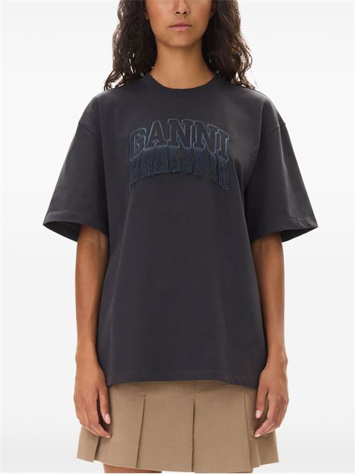 T-shirt in cotone GANNI | T4056252