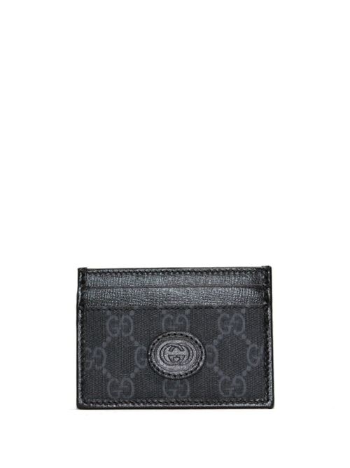 Leather card holder GUCCI | 67300292TCN1000