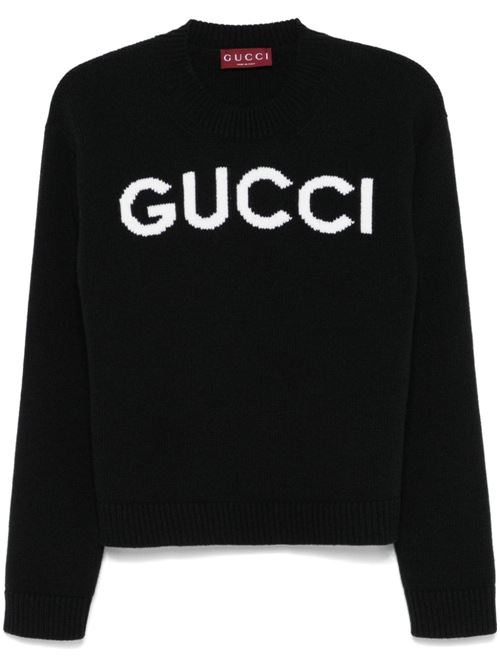 Maglione con logo GUCCI | 770072XKEBC1289