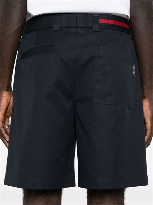 Cotton Bermuda shorts GUCCI | 784043ZAQH54440