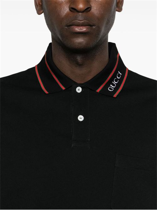 Polo in cotone GUCCI | 784422XJGJW1043