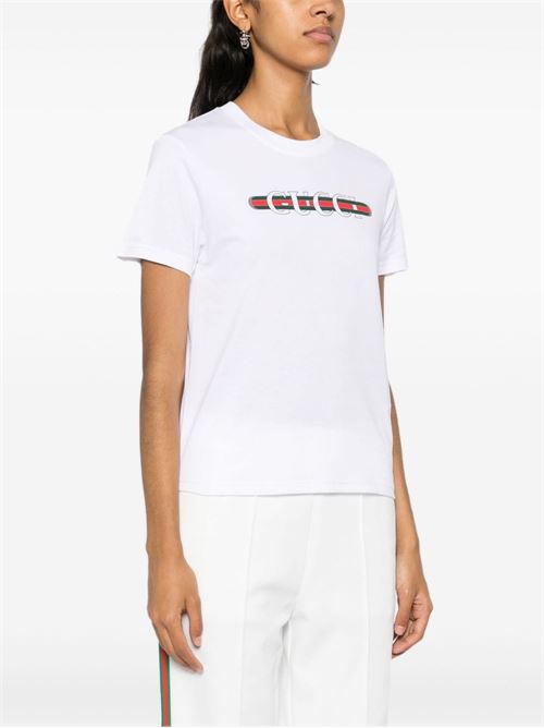 T-shirt con logo GUCCI | 787299XJGNW9074