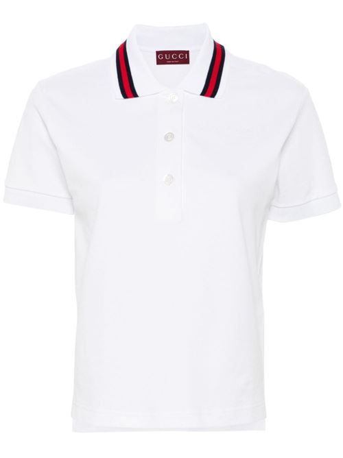 Cotton polo shirt GUCCI | 789266XJGLZ9692