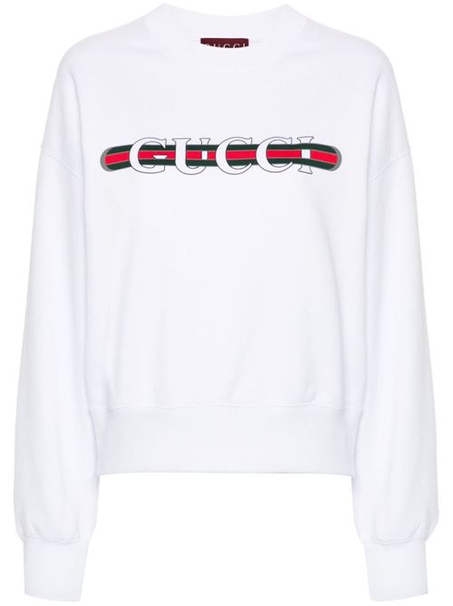 Gucci white sweatshirt sale