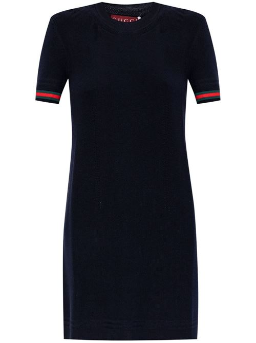 Short dress with web decoration GUCCI | 797939XKD5S4345