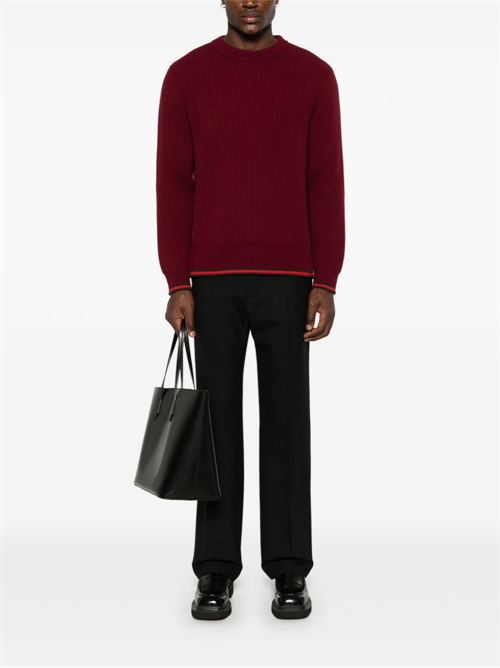 Crewneck sweater in cashmere and wool blend GUCCI | 801692XKD966232