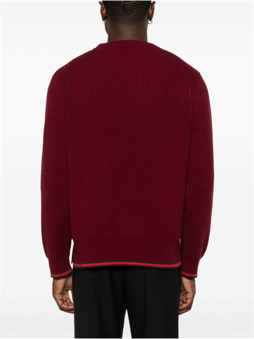 Crewneck sweater in cashmere and wool blend GUCCI | 801692XKD966232