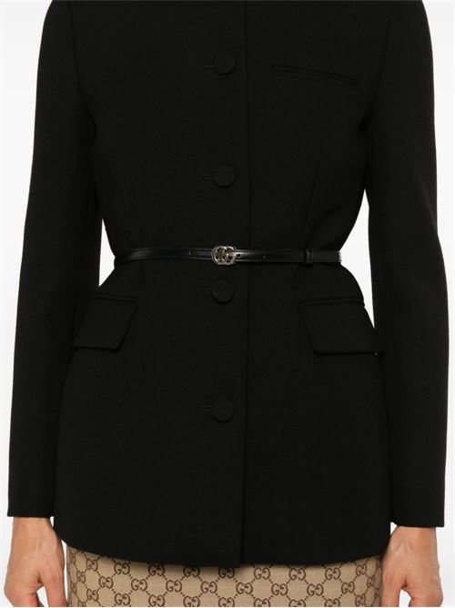 Cappotto in crepe di lana GUCCI | 802694Z8BVI1000