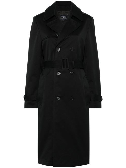 Belt trench coat HOMMEGIRLS | HGCT004NERO