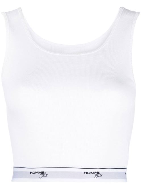 Top in cotone HOMMEGIRLS | HGJR006BIANCO