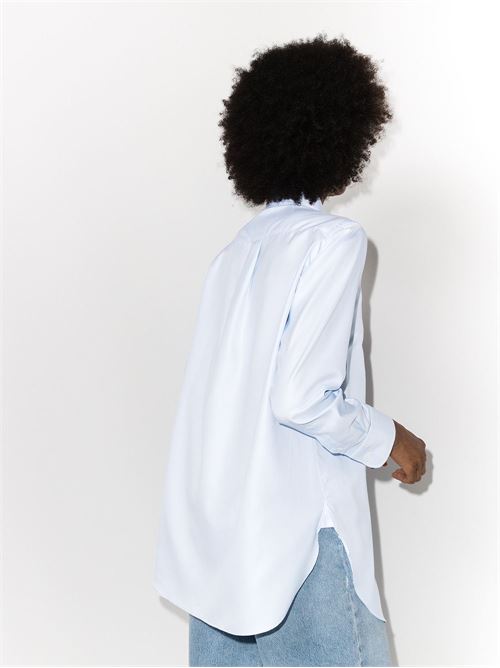 Camicia in twill HOMMEGIRLS | HGSH002AZZURRO