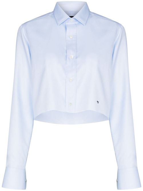 Crop shirt HOMMEGIRLS | HGSH004AZZURRO