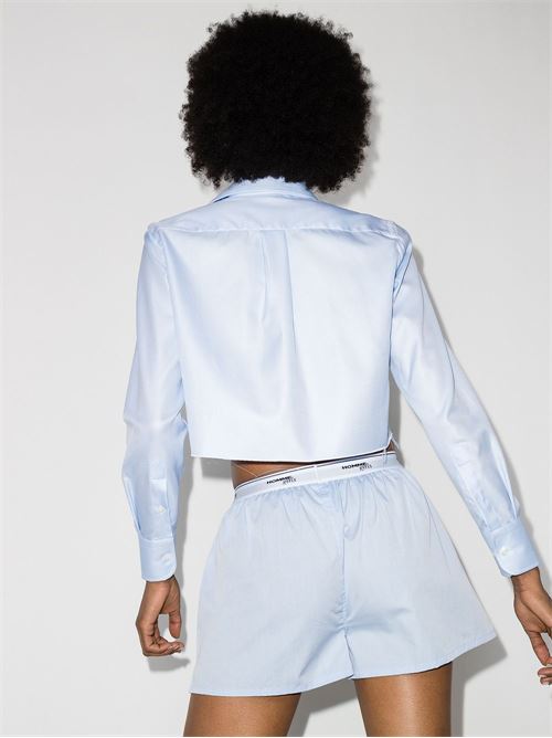 Crop shirt HOMMEGIRLS | HGSH004AZZURRO