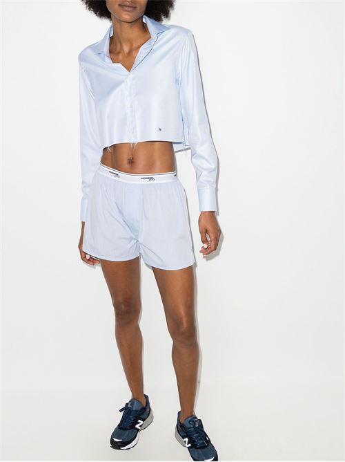 Crop shirt HOMMEGIRLS | HGSH004AZZURRO