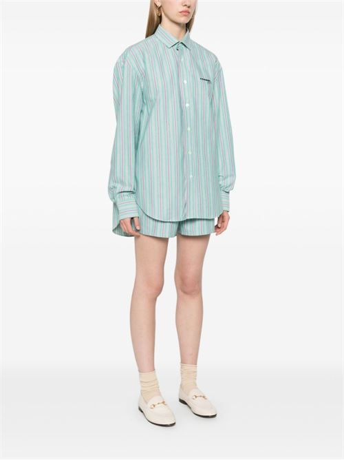 Striped shirt HOMMEGIRLS | HGSH043VERDE