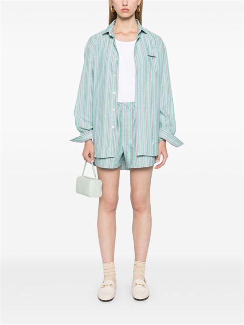 Striped shirt HOMMEGIRLS | HGSH043VERDE