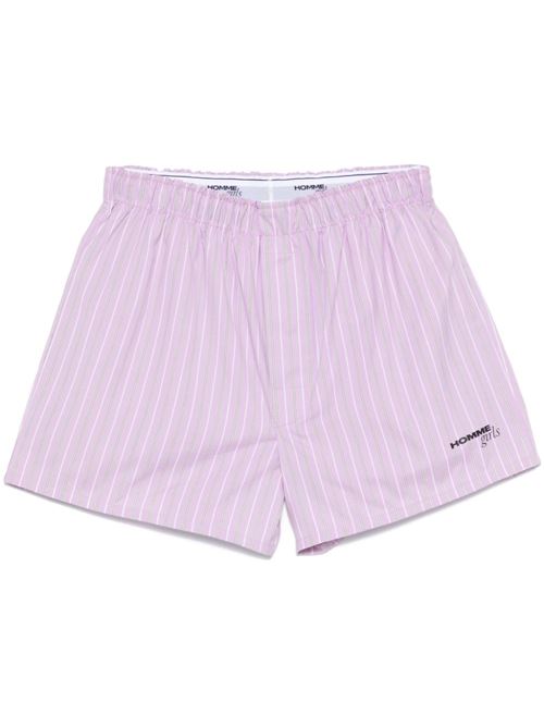 Shorts a righe HOMMEGIRLS | HGUN022LILLA