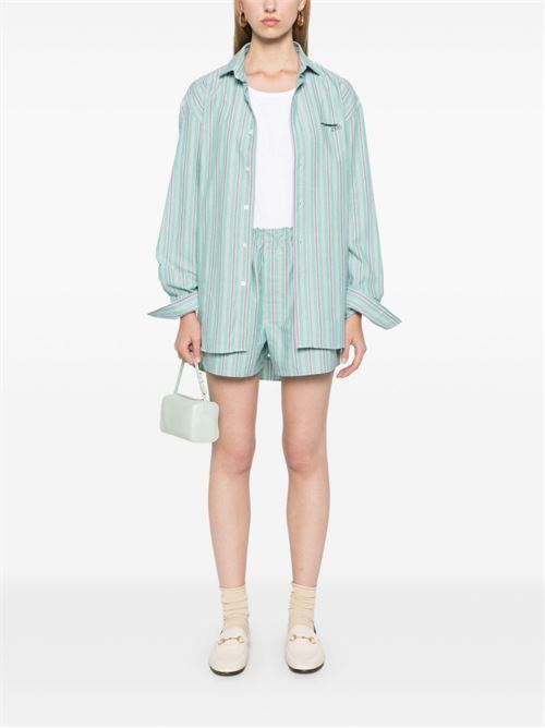 Striped shorts HOMMEGIRLS | HGUN024VERDE