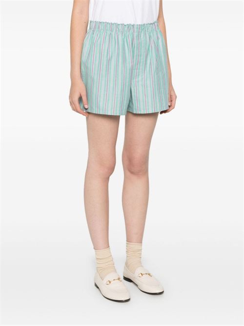 Shorts a righe HOMMEGIRLS | HGUN024VERDE