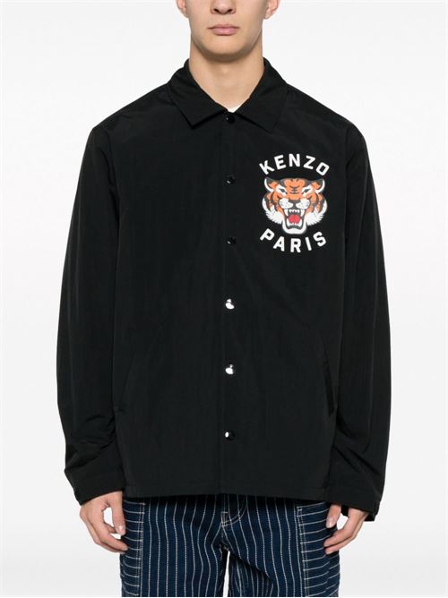 Waterproof jacket with print KENZO | FE55BL0629NG99