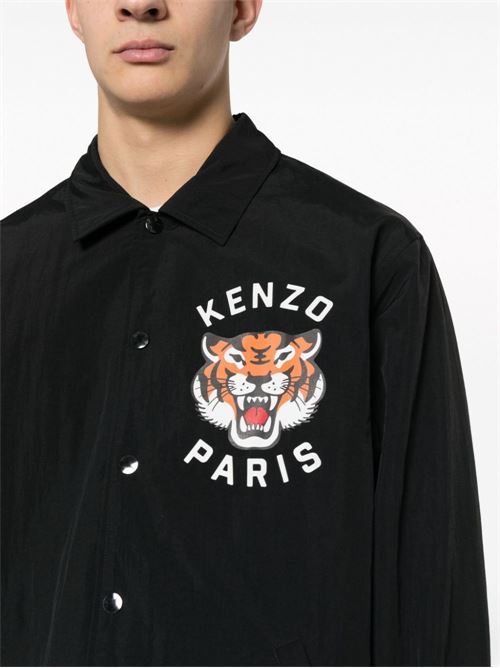 Waterproof jacket with print KENZO | FE55BL0629NG99