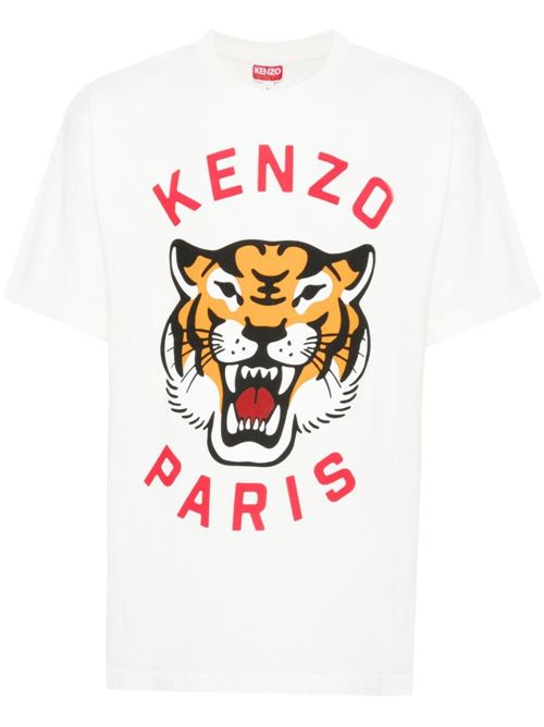 Lucky Tiger T-shirt KENZO | FE68TS0094SG02