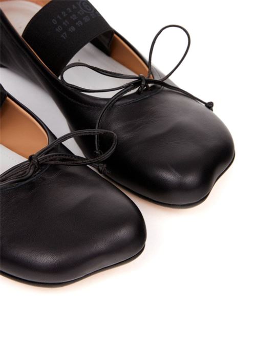 Leather ballerina MM6 | S59WZ0099P3628T8013