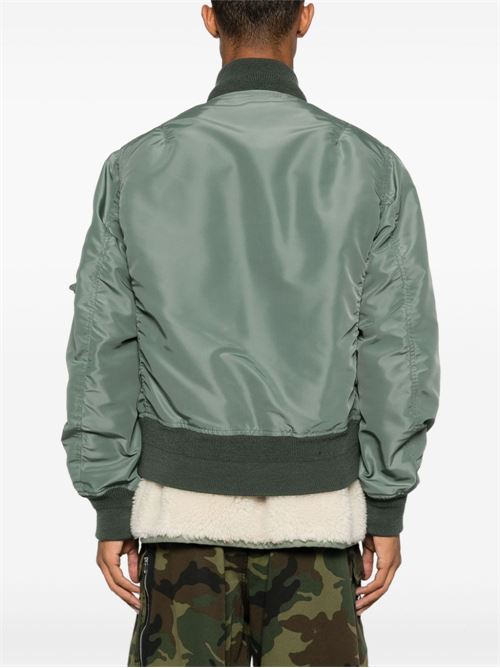 Bomber jacket with stitching SACAI | 2403450M842